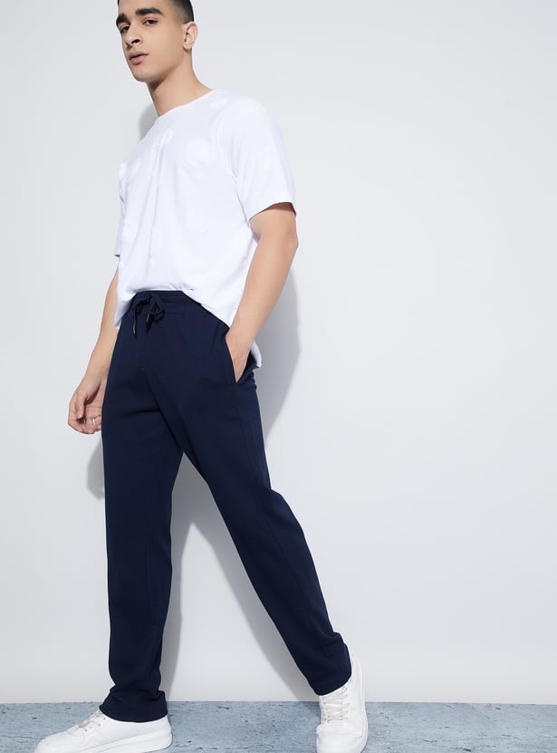 FAME FOREVER Textured Track Pants