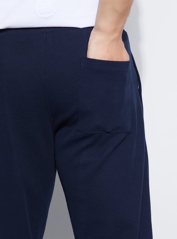 FAME FOREVER Textured Track Pants
