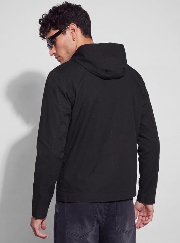 BOSSINI Solid Hooded Jacket