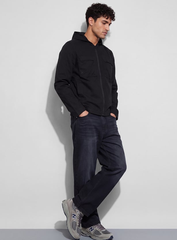 BOSSINI Solid Hooded Jacket