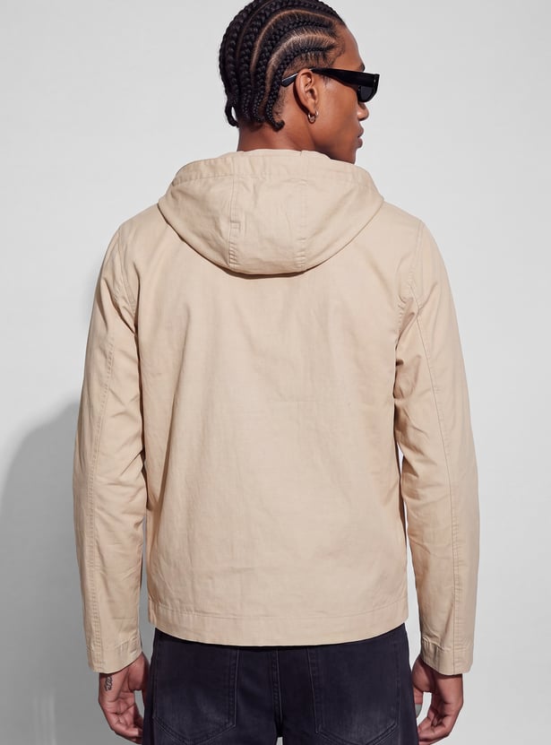 BOSSINI Solid Hooded Jacket