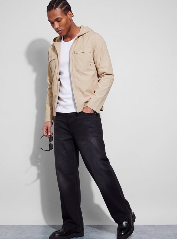 BOSSINI Solid Hooded Jacket