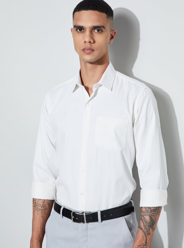 CODE Patterned Regular Fit Formal Shirt