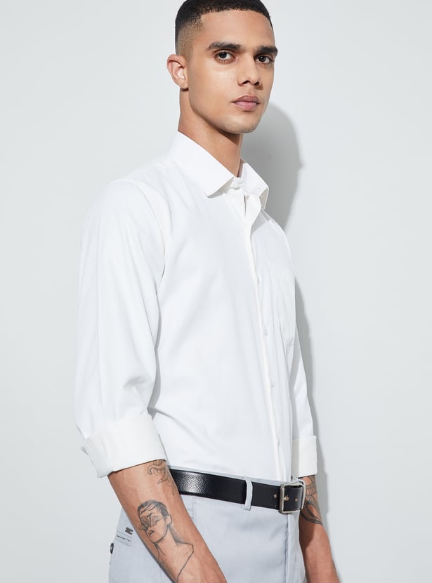 CODE Patterned Regular Fit Formal Shirt