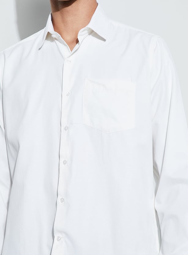 CODE Patterned Regular Fit Formal Shirt