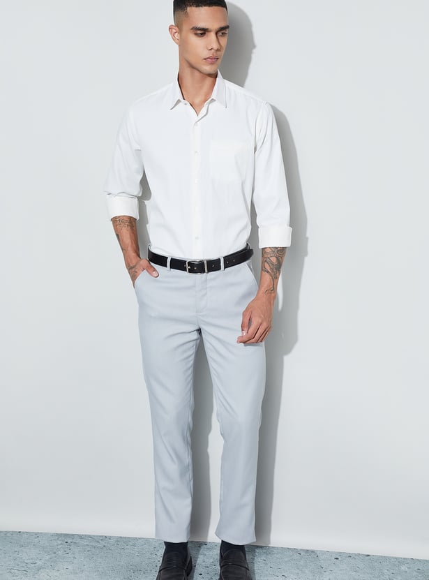 CODE Patterned Regular Fit Formal Shirt