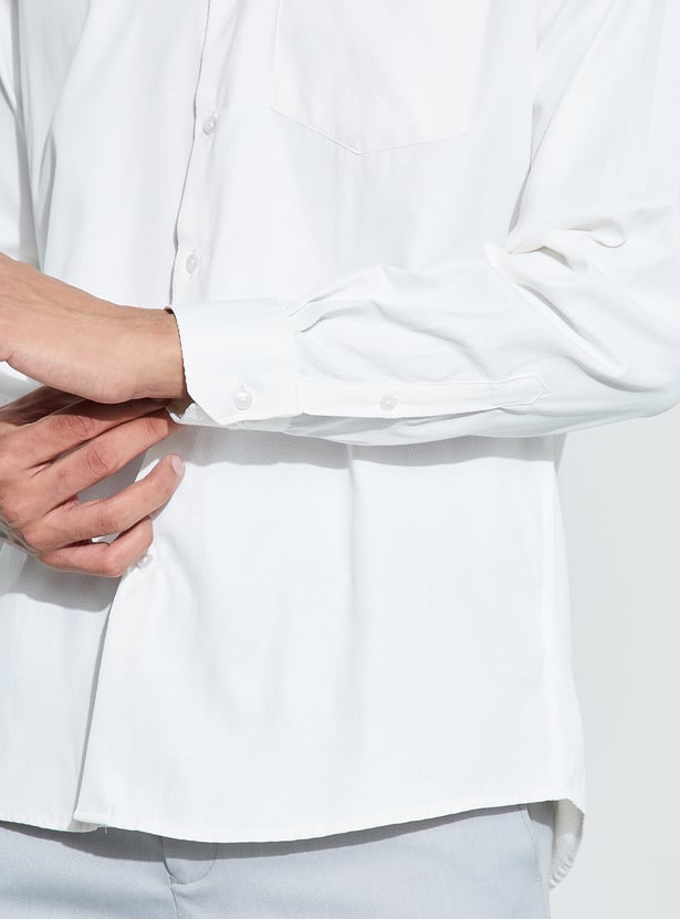 CODE Patterned Regular Fit Formal Shirt
