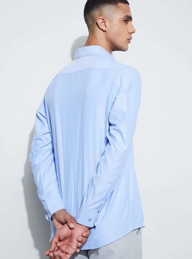 CODE Patterned Regular Fit Formal Shirt