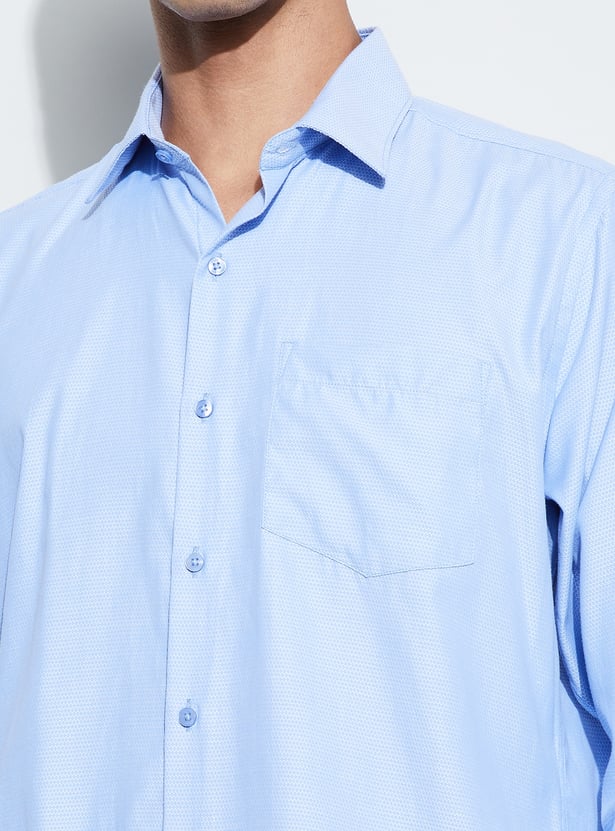 CODE Patterned Regular Fit Formal Shirt