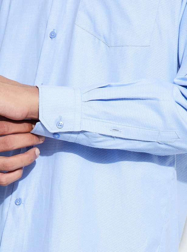 CODE Patterned Regular Fit Formal Shirt