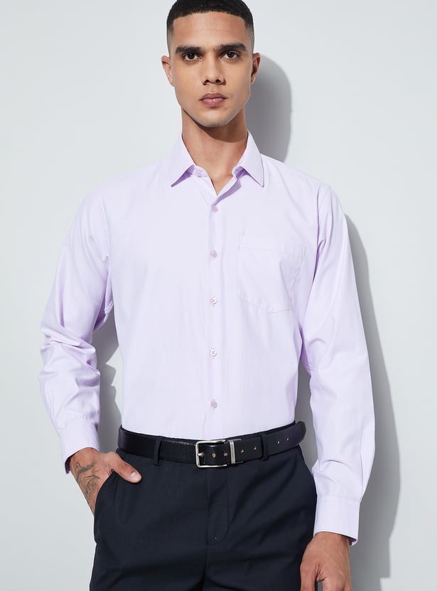 CODE Patterned Regular Fit Formal Shirt