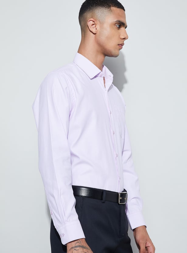 CODE Patterned Regular Fit Formal Shirt