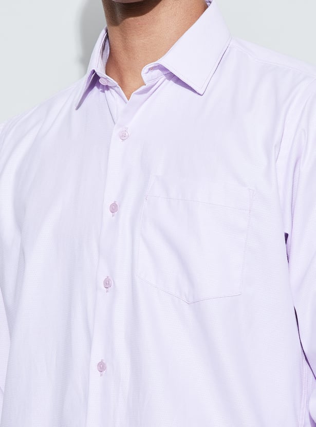 CODE Patterned Regular Fit Formal Shirt