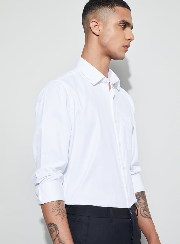 CODE Patterned Regular Fit Formal Shirt