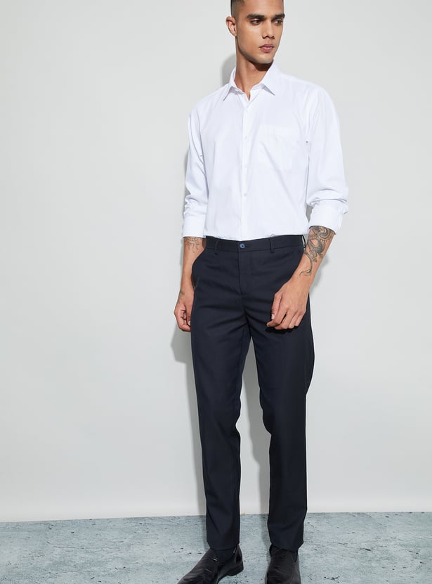 CODE Patterned Regular Fit Formal Shirt