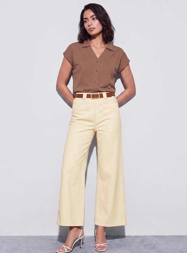 CODE Wide Leg Trousers