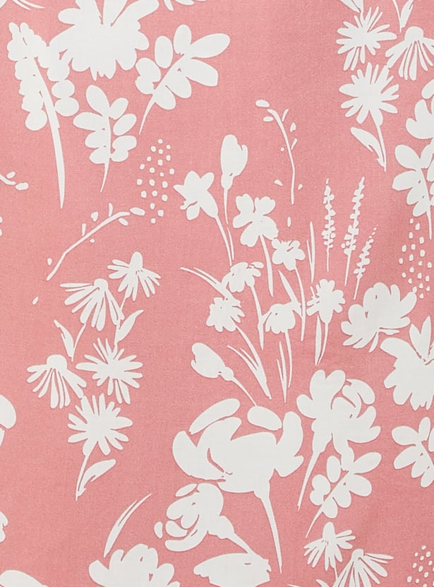 MELANGE Floral Print Straight Kurta