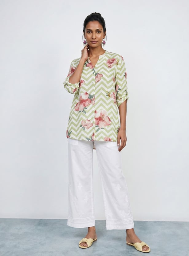 MELANGE Floral Print Kurti