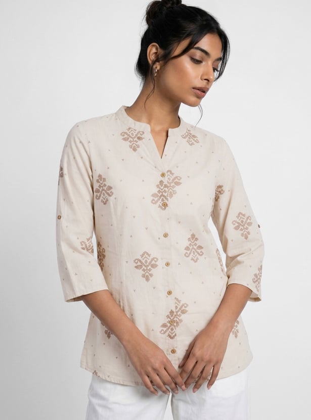 MELANGE Ethnic Motif Straight Kurti