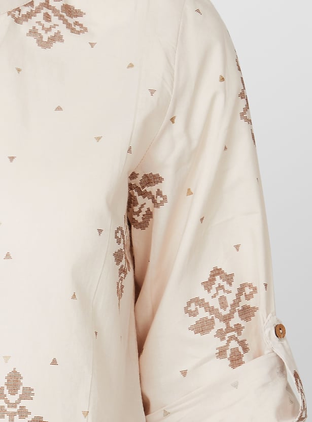 MELANGE Ethnic Motif Straight Kurti