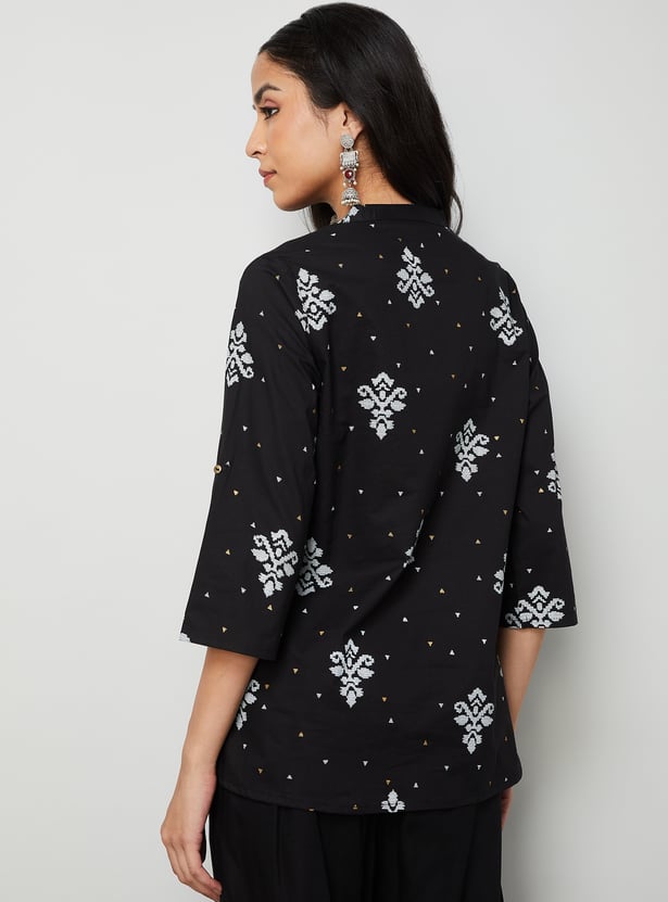 MELANGE Ethnic Motif Straight Kurti
