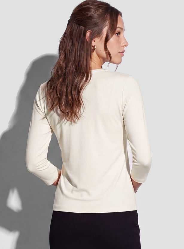CODE Lace Trim T-shirt