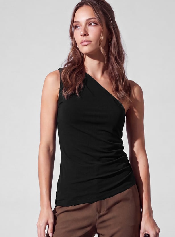CODE One-Shoulder Top