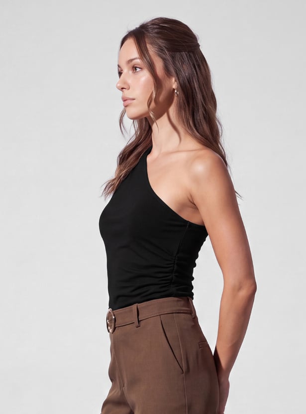 CODE One-Shoulder Top