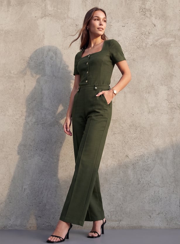 CODE Pleated Front Trousers