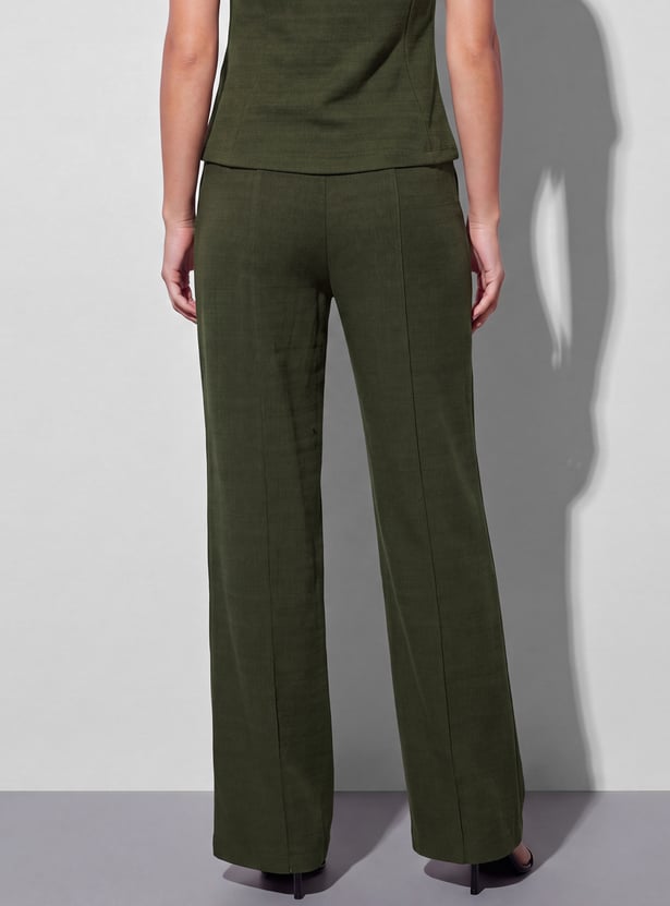 CODE Pleated Front Trousers