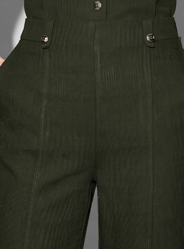 CODE Pleated Front Trousers