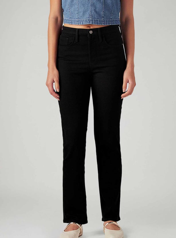 LEVI'S Solid Straight Fit Jeans