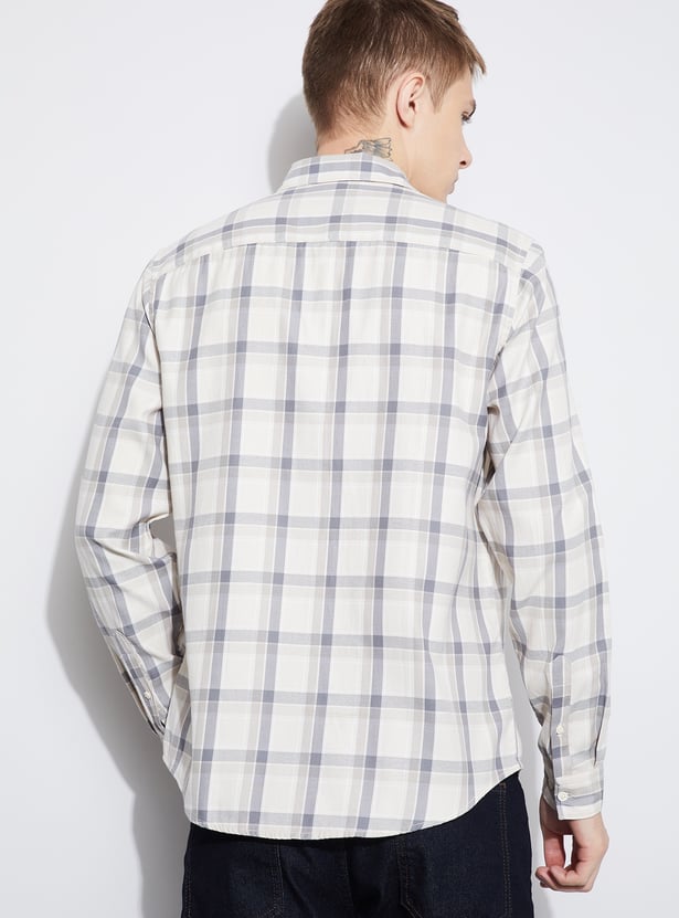 FAME FOREVER Checked Smart Fit Shirt