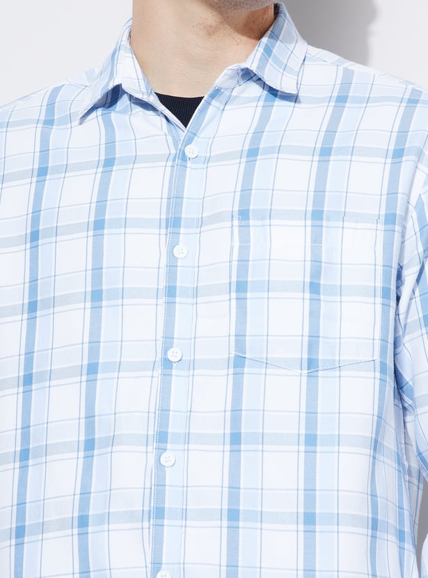 FAME FOREVER Checked Smart Fit Shirt