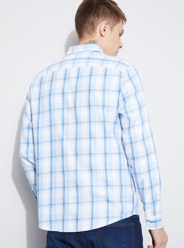 FAME FOREVER Checked Smart Fit Shirt