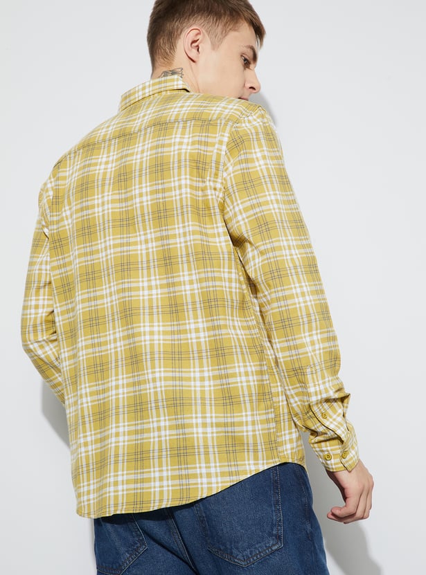 FAME FOREVER Checked Smart Fit Shirt