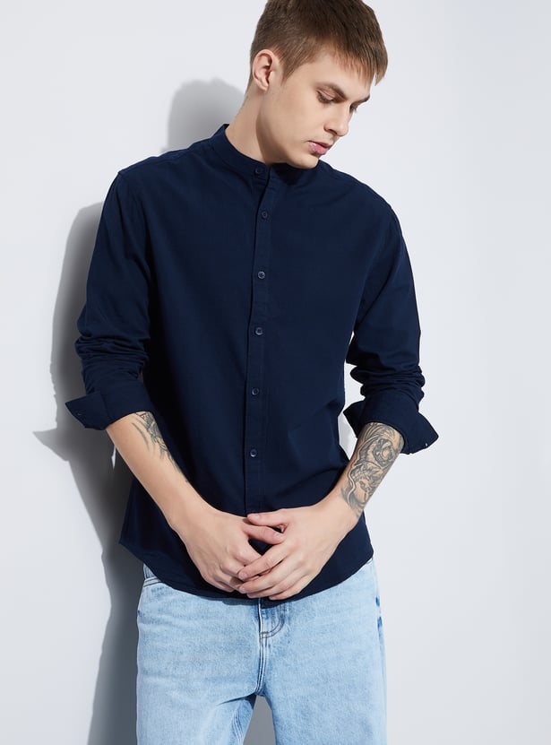 FAME FOREVER Solid Regular Fit Shirt