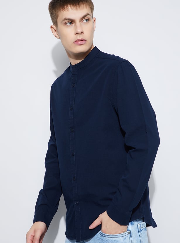 FAME FOREVER Solid Regular Fit Shirt