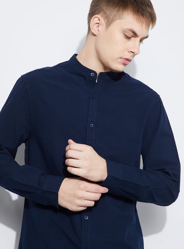 FAME FOREVER Solid Regular Fit Shirt