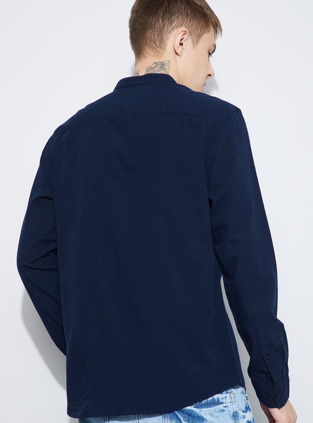 FAME FOREVER Solid Regular Fit Shirt