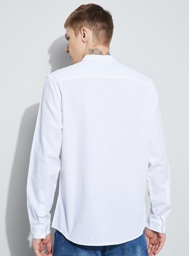FAME FOREVER Solid Regular Fit Shirt