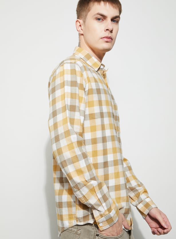 FAME FOREVER Checked Smart Fit Shirt