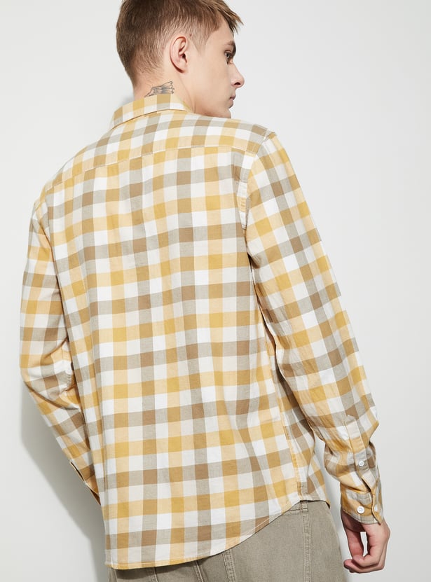 FAME FOREVER Checked Smart Fit Shirt