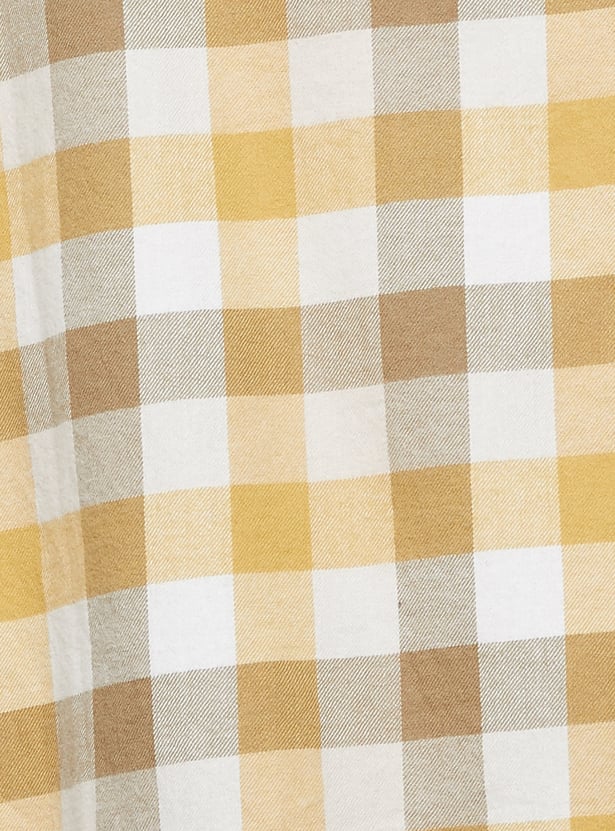 FAME FOREVER Checked Smart Fit Shirt