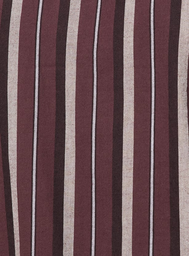 FAME FOREVER Striped Smart Fit Shirt