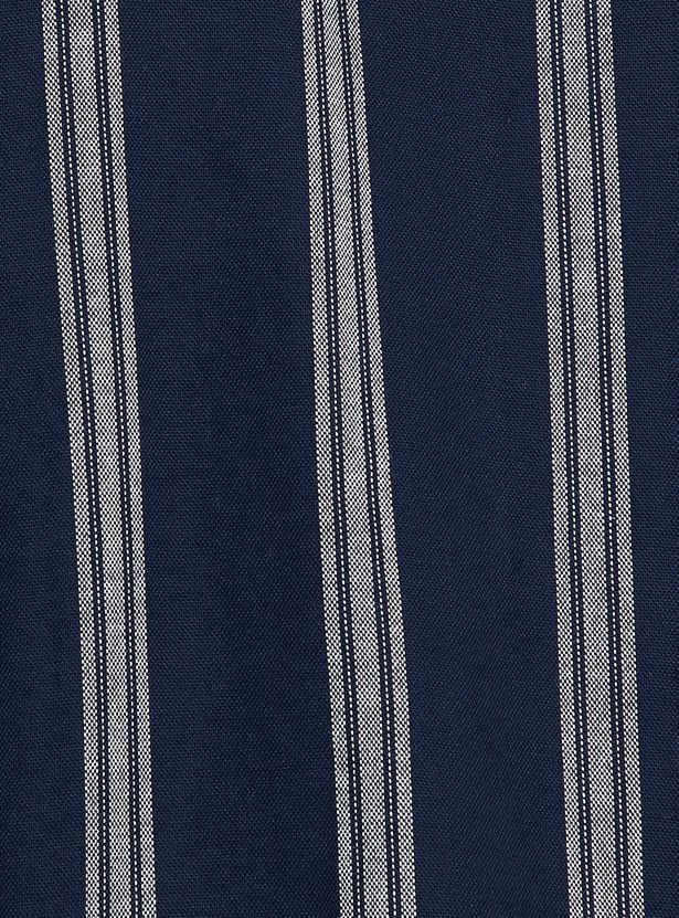 FAME FOREVER Striped Smart Fit Shirt