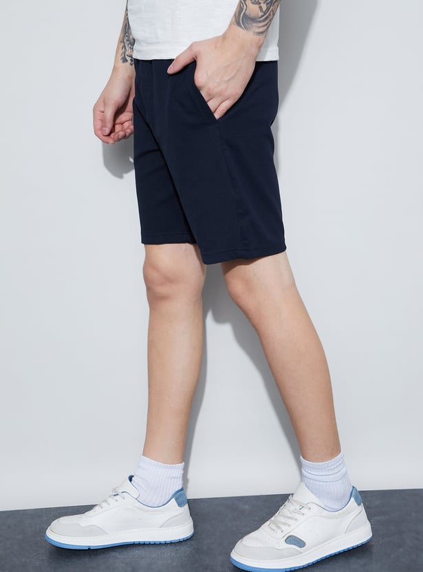 FAME FOREVER Solid Elasticated Shorts