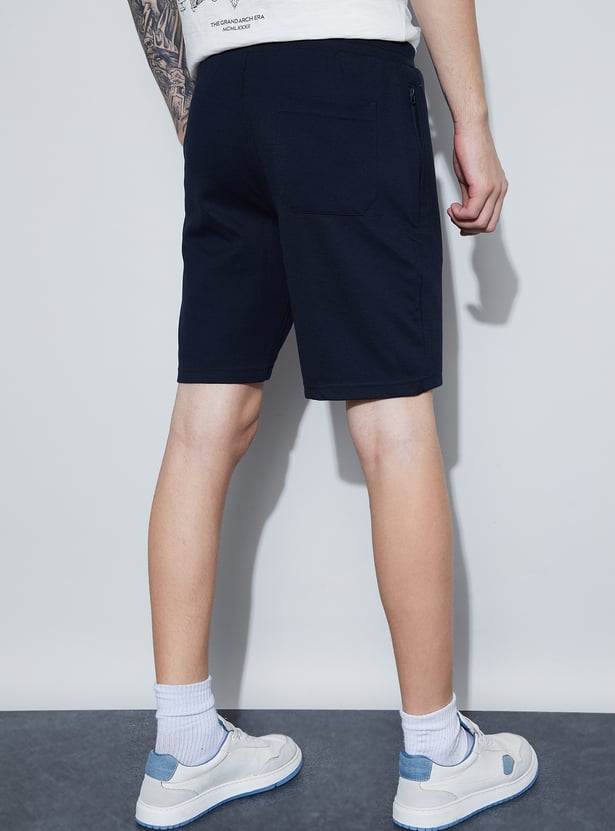 FAME FOREVER Solid Elasticated Shorts