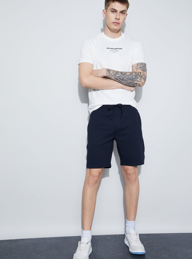 FAME FOREVER Solid Elasticated Shorts