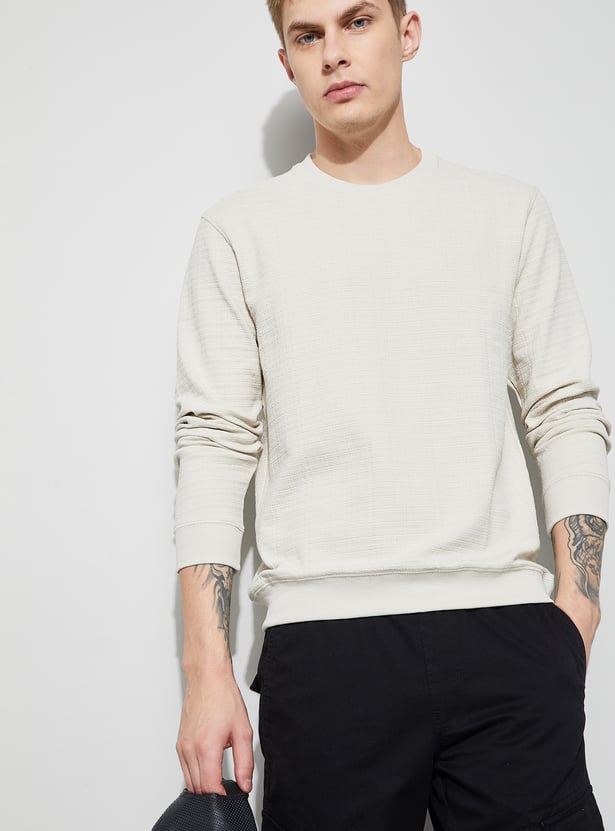 DENIMIZE Textured Sweatshirt